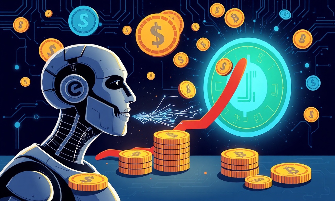 AI costs begin to bite as agents may increase token demand by 24 times says Goldman Sachs report.. Microsoft among companies feeling the bite of tokenized billing key concepts illustration
