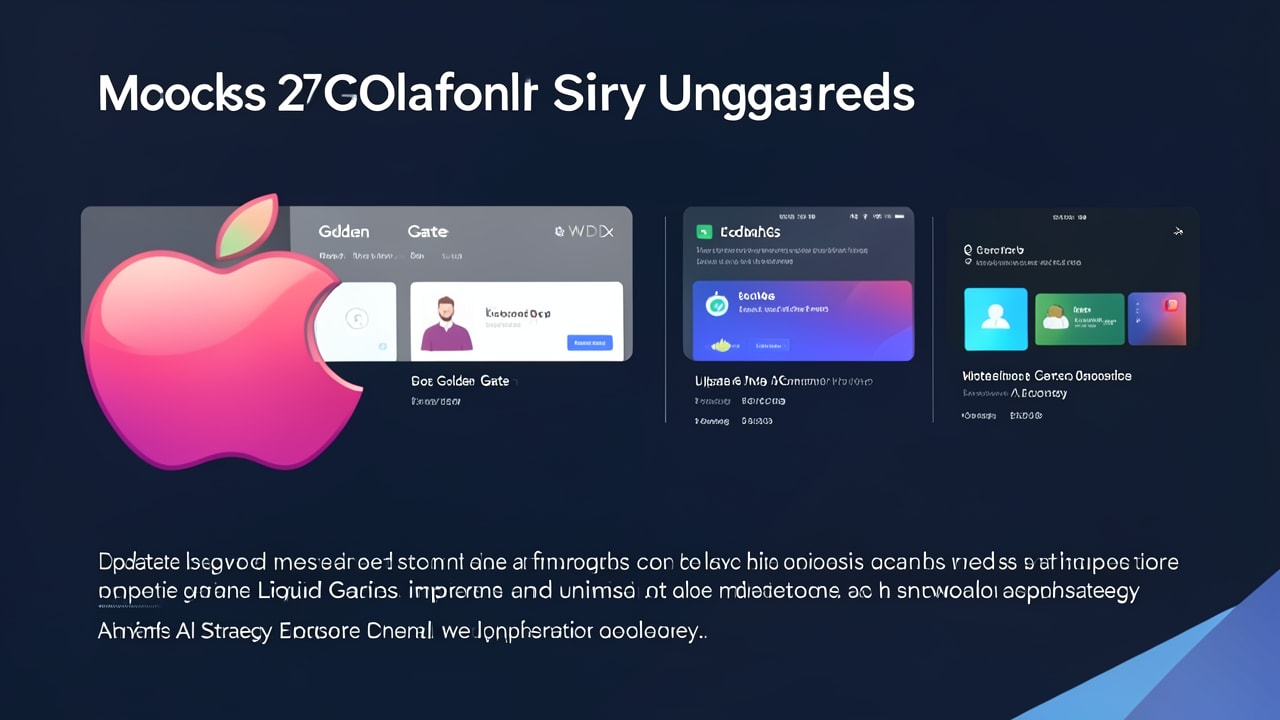  Apple demonstrates cross-platform Siri upgrades in macOS 27 Golden Gate at WWDC. Update brings Liquid Glass improvements and unifies AI strategy  real world application example